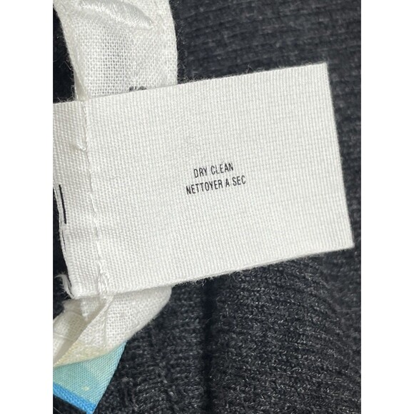 Anthropologie Sparrow Wide Leg Sweater Pants Merino Wool Blend Gray M Comfy Cozy - Picture 7 of 11